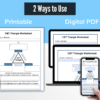 CBT Triangle Worksheet
