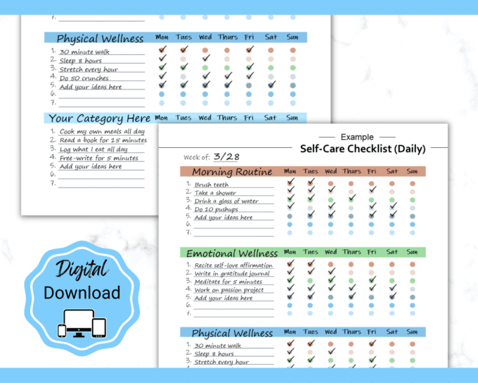 Self-Care Checklist