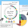 Self Care Planner including Emotions Wheel and Mood Tracker