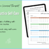 Self Care Planner including Self Care Checklist and 30 Day Self Care Challenge