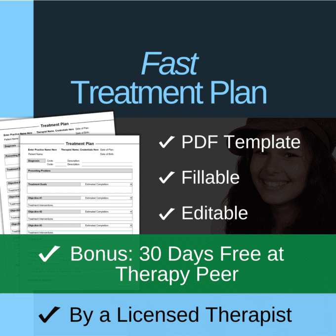 Fast Treatment Plan Template PDF