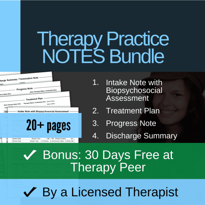 Therapy Practice - NOTES Bundle