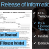 mental health release of information form