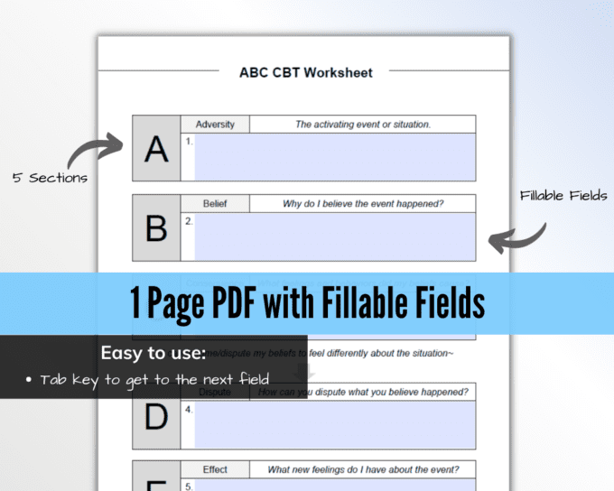 ABC CBT Worksheet PDF rebt worksheet abc model abcde cbt worksheet abcde model rebt abcde model abcde model worksheet abc model worksheet rebt worksheets rebt abcd
