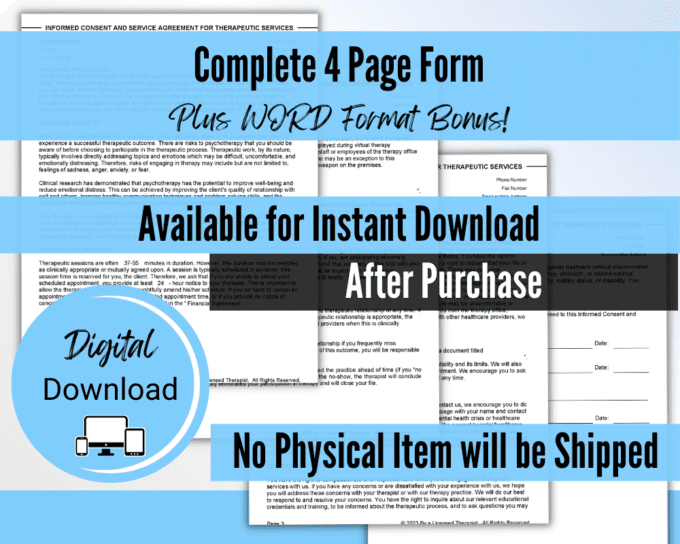 Informed Consent Form Template PDF WORD